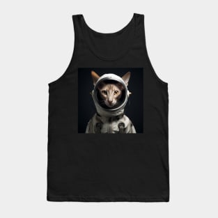 Astronaut Cat in Space - Oriental Shorthair Tank Top